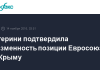 Евросоюз: позиция по Крыму принципиальная и не изменится